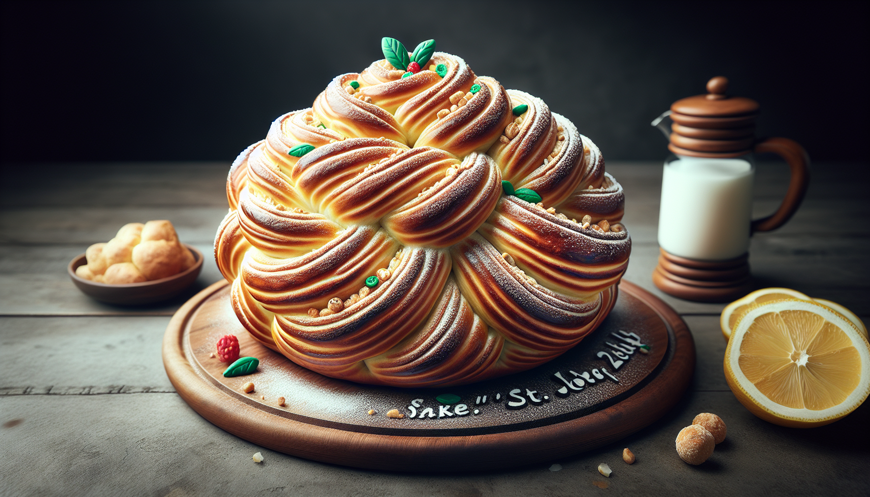 Zeppola di san giuseppe al forno